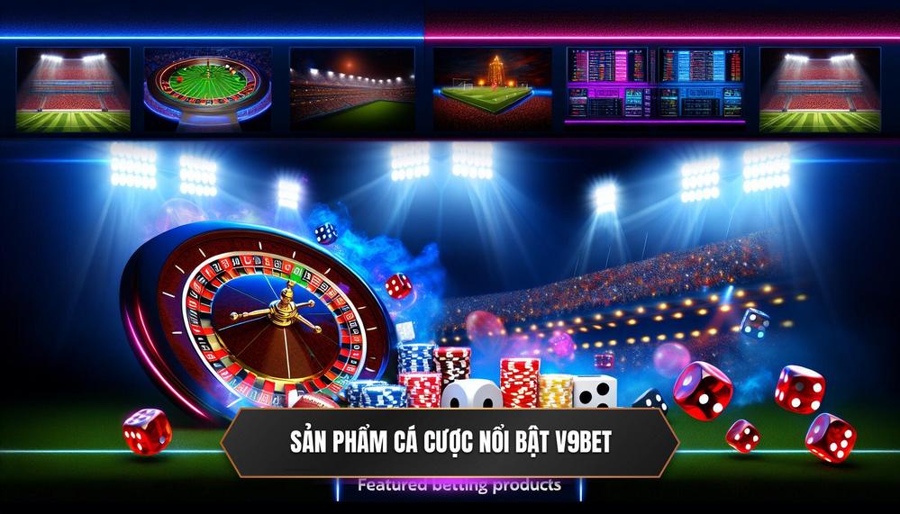 Các sản phẩm cá cược nổi bật tại V9BET